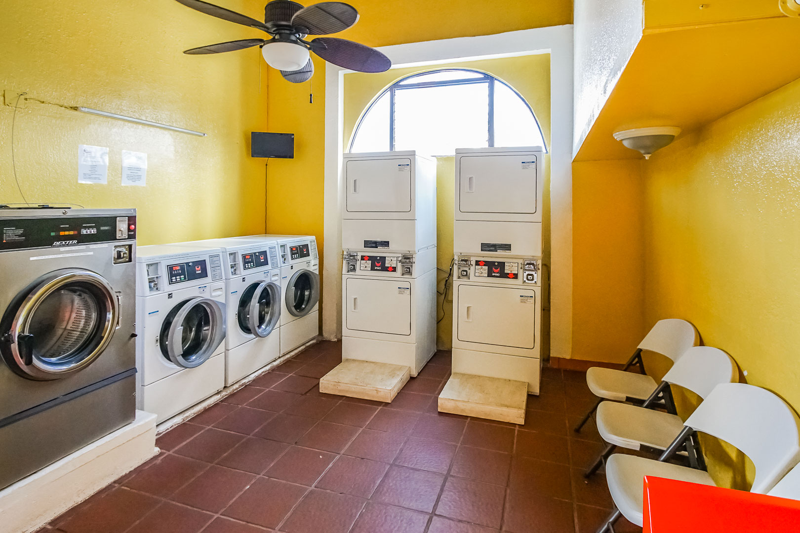 Laundry Facilities available at VRI's La Paloma in Rosarito, Mexico.